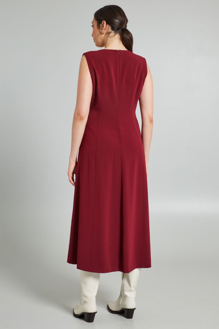 Abito svasato - BORGOGNA - Fashion Market - 4