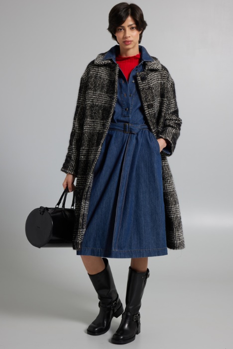 Abito in denim con tasche - Fashion Market