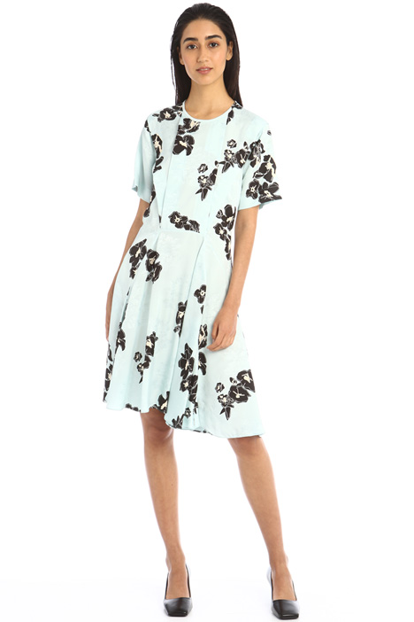 Abito in viscosa jacquard - Fashion Market