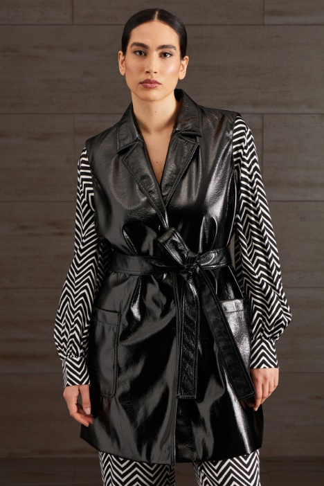 Gilet in vernice  - Fashion Market