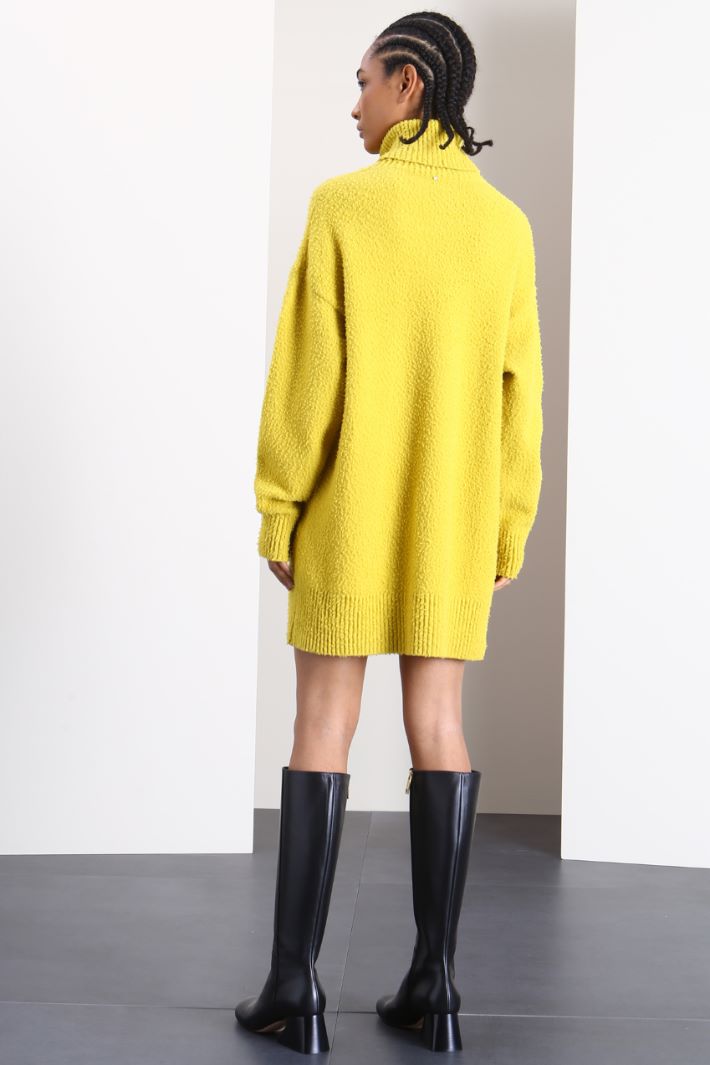 Abito over in maglia - SENAPE - Fashion Market - 2