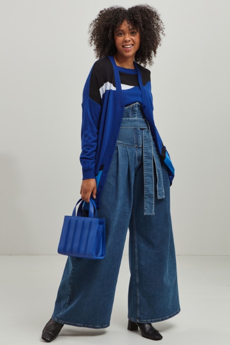 Maglia in lana con intarsi - Fashion Market
