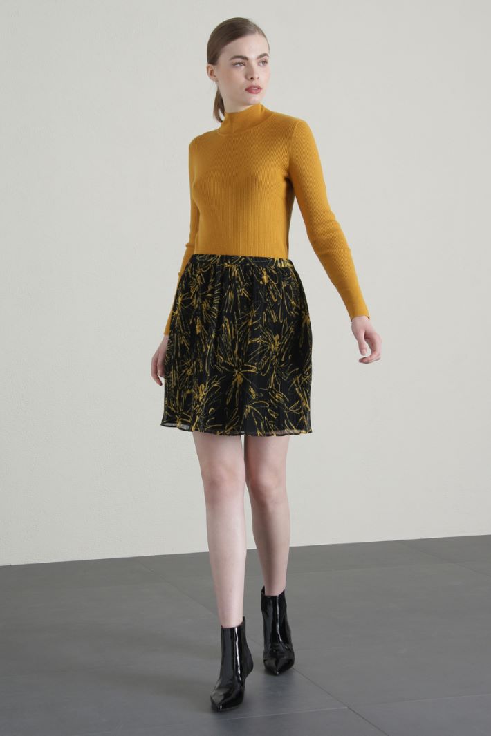 Dolcevita in cotone e cashmere - SENAPE - Fashion Market - 3