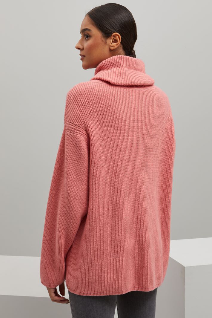 Maglia in lana    - ROSA SALMONE - Fashion Market - 4