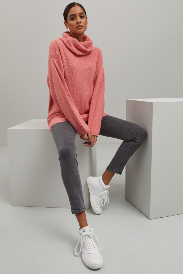 Maglia in lana    - ROSA SALMONE - Fashion Market