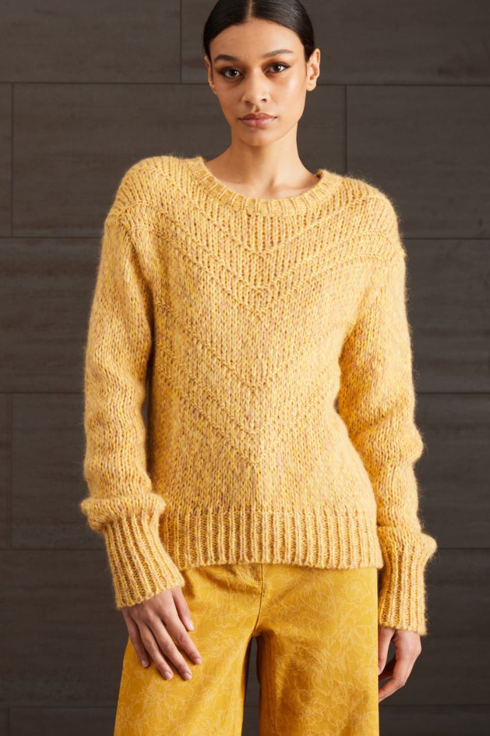 Maglia in mohair - SENAPE - Fashion Market - 2