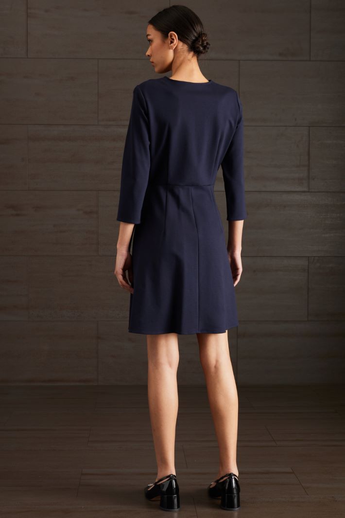 Abito in jersey - BLU SCURO - Fashion Market - 4