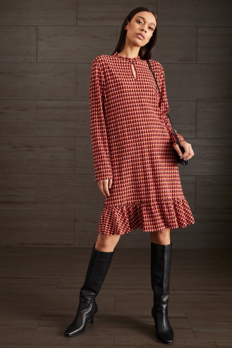 Abito jersey creponne - Fashion Market