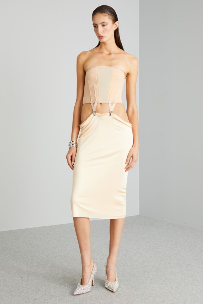 Abito a due pezzi con bustier - CIPRIA - Fashion Market