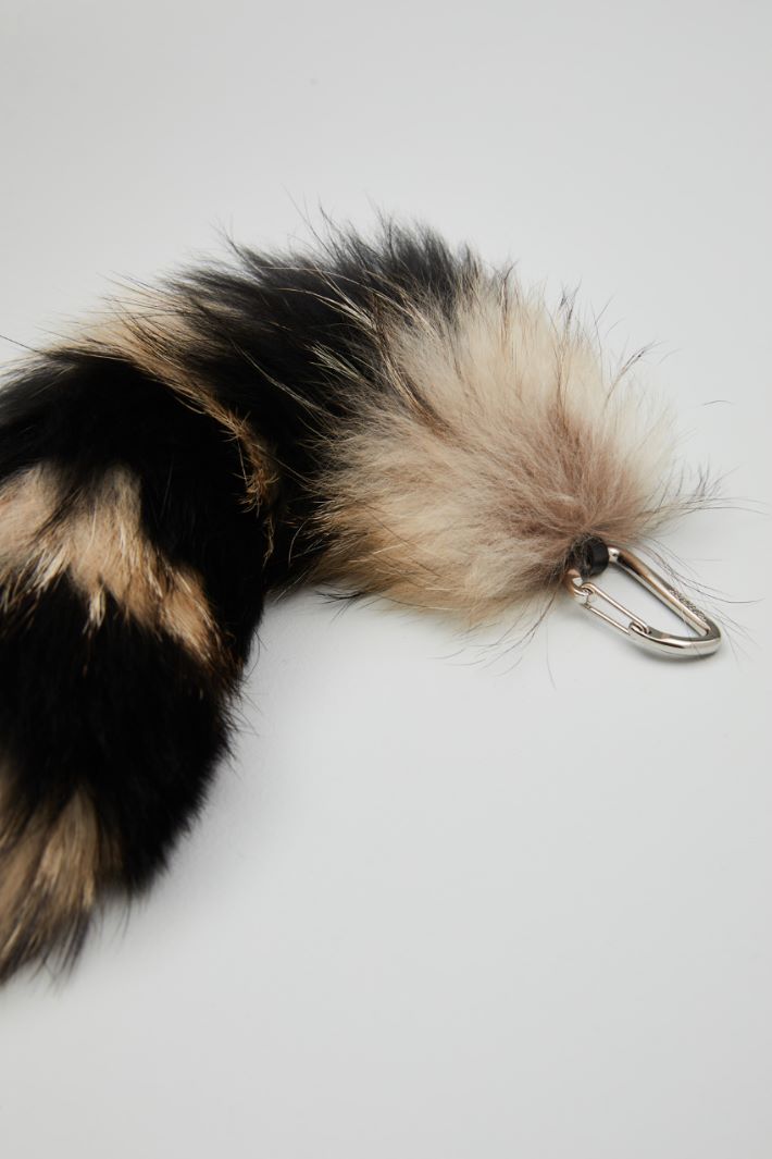 Charm in pelliccia - BEIGE NERO - Fashion Market - 2