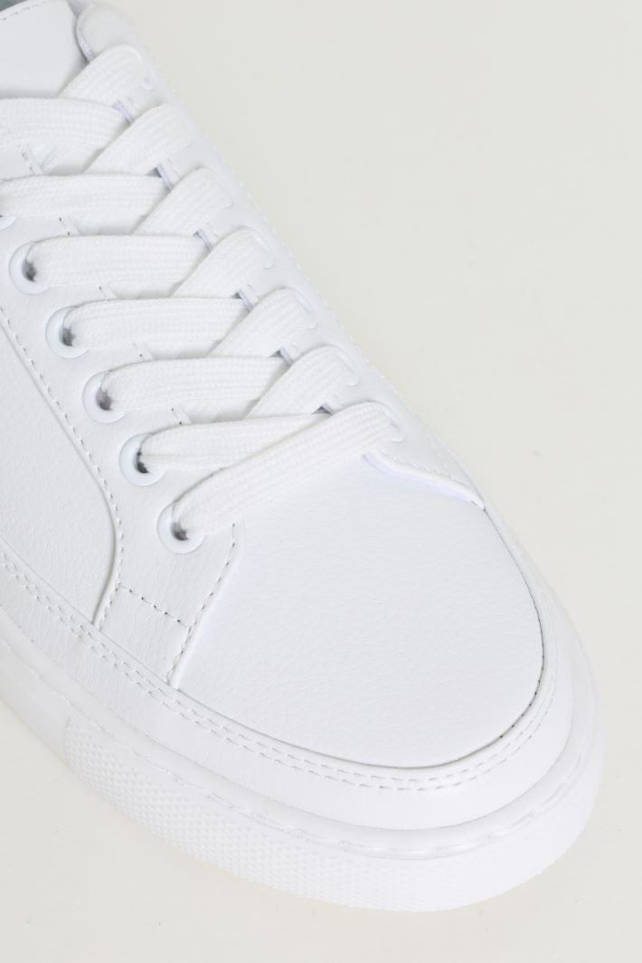 Sneaker in tessuto spalmato - BIANCO - Fashion Market - 4