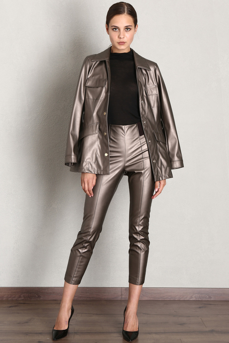 Pantaloni skinny in similpelle - Fashion Market