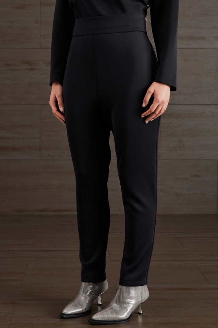 Pantaloni a sigaretta - NERO - Fashion Market - 2