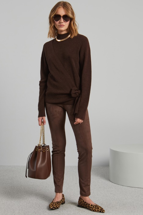 Pantaloni in jersey dal finish vellutato - Fashion Market