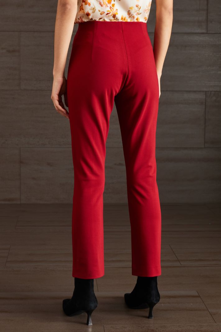 Pantaloni in jersey - ROSSO CILIEGIA - Fashion Market - 4