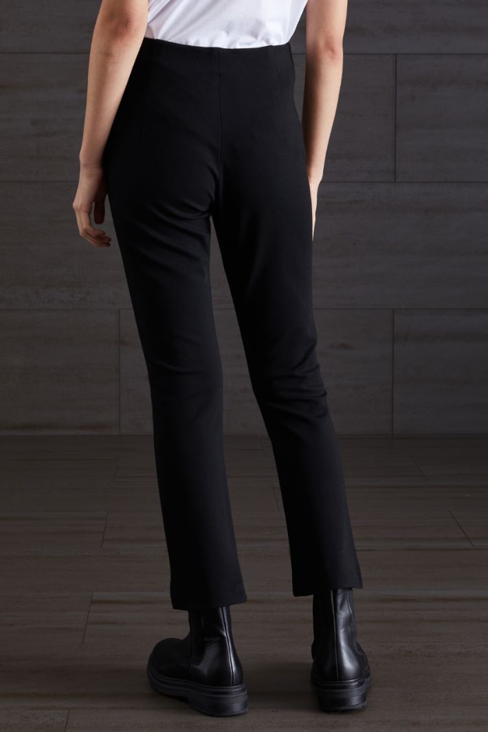 Pantaloni in jersey - NERO - Fashion Market - 4