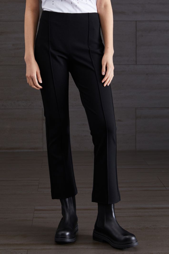 Pantaloni in jersey - NERO - Fashion Market - 2