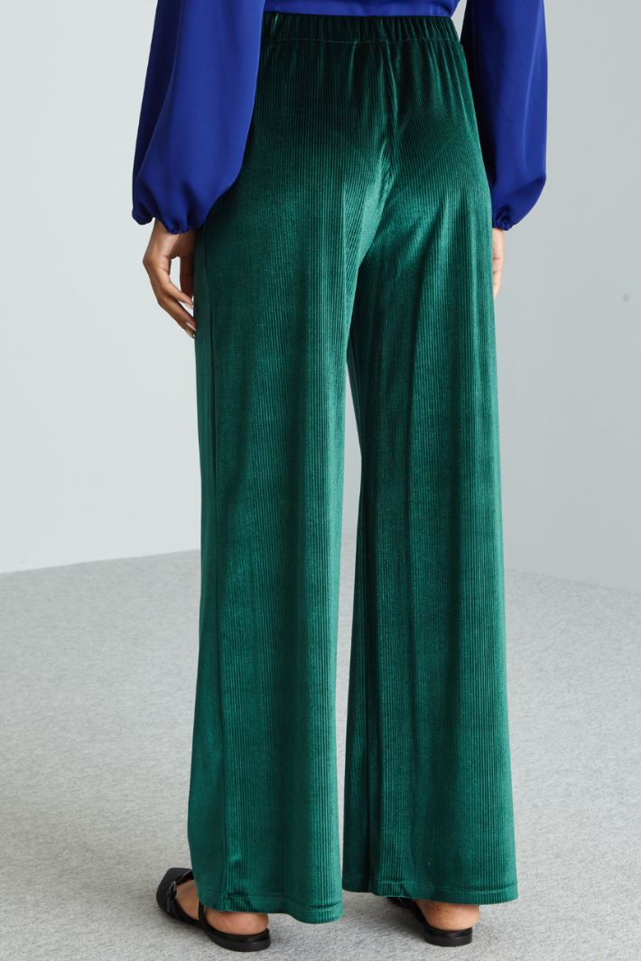 Pantaloni a palazzo - VERDE - Fashion Market - 4