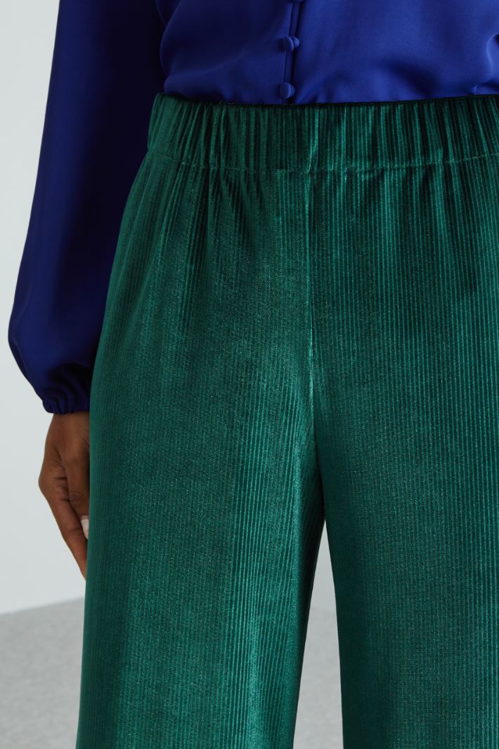 Pantaloni a palazzo - VERDE - Fashion Market - 3