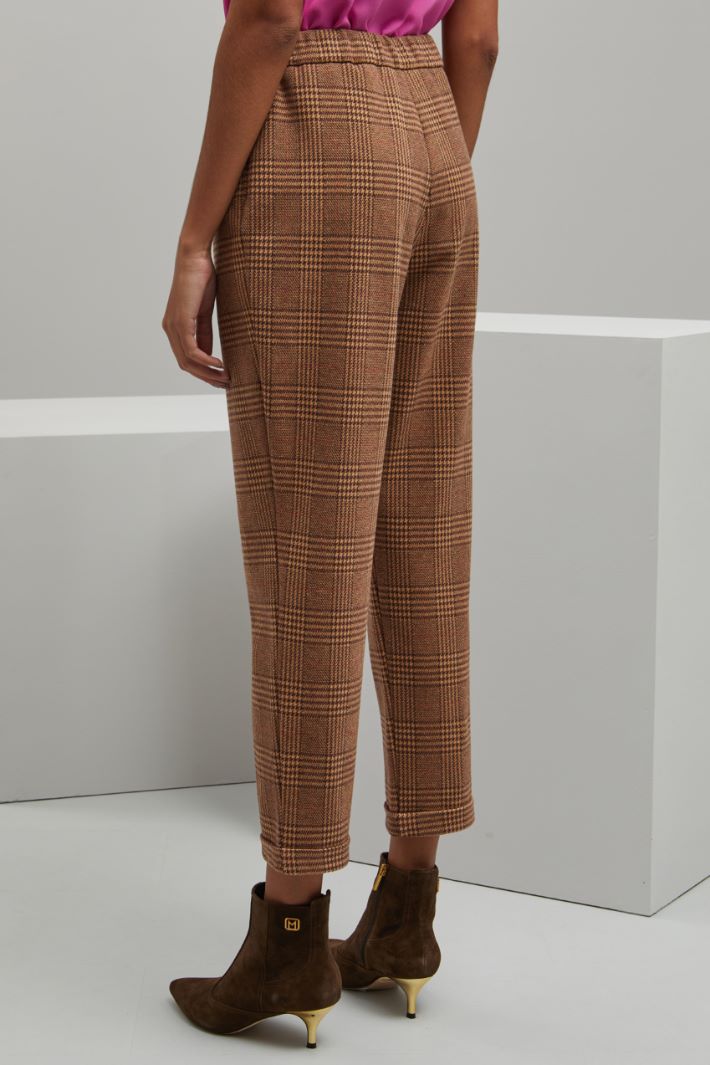 Pantaloni in jersey - CAMMELLO CACAO ROSSO - Fashion Market - 4