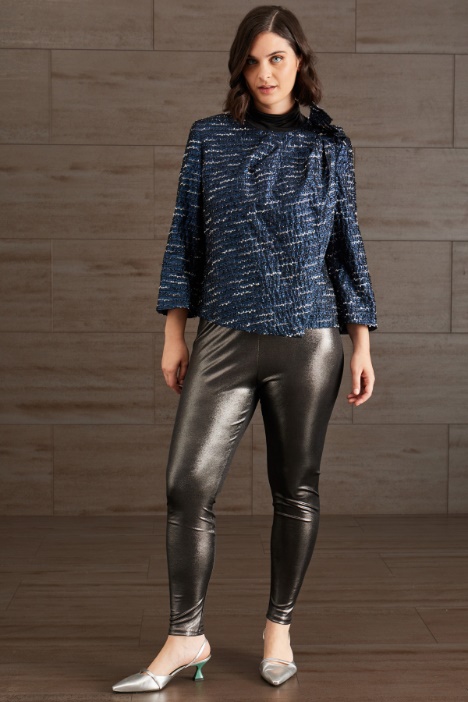 Leggings in jersey laminato - Fashion Market