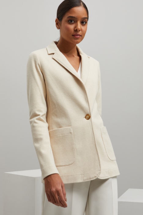 Blazer in jersey - Fashion Market