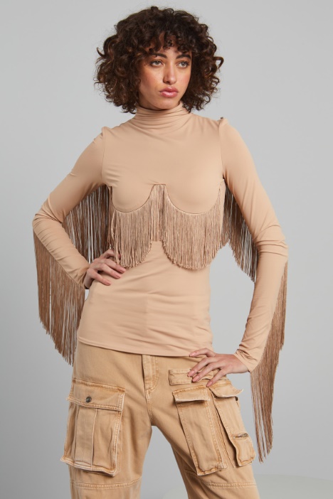 Top con frange lunghe - Fashion Market