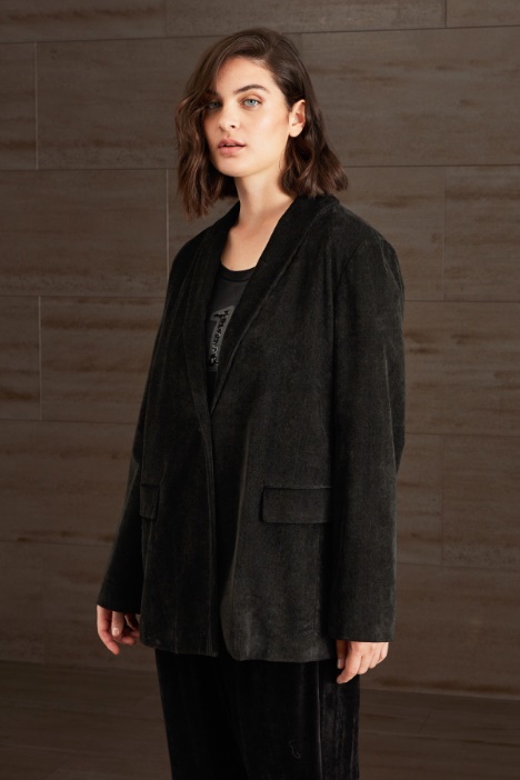 Blazer in velluto  - Fashion Market