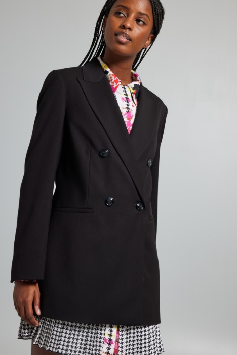 Blazer con rever a lancia - Fashion Market