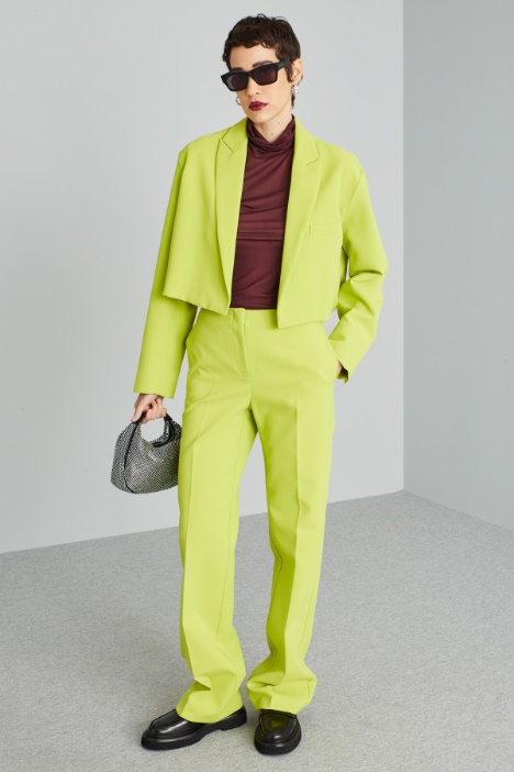 Giacca corta in cady pesante - Fashion Market