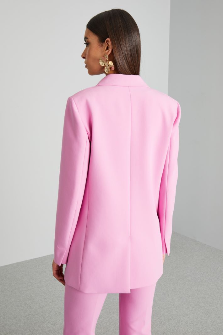 Blazer in tela doppia - ROSA - Fashion Market - 4