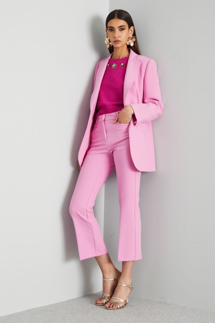 Blazer in tela doppia - ROSA - Fashion Market