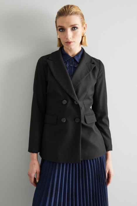 Blazer doppiopetto in flanella - Fashion Market