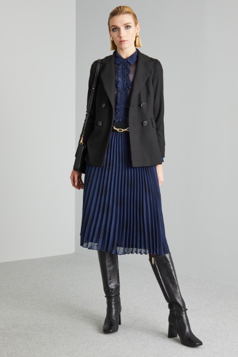 Blazer doppiopetto in flanella - Fashion Market