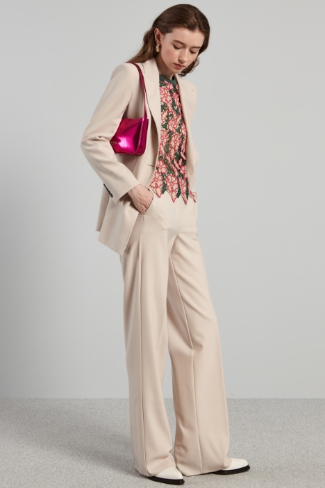 Blazer in saglia di lana - Fashion Market