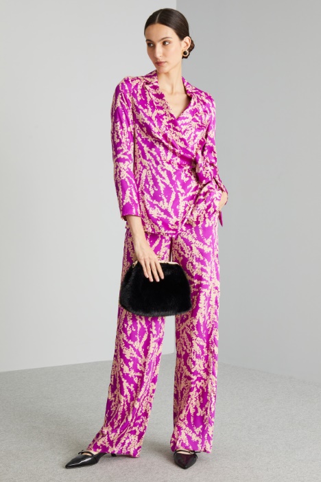Blazer in twill a portafoglio - Fashion Market