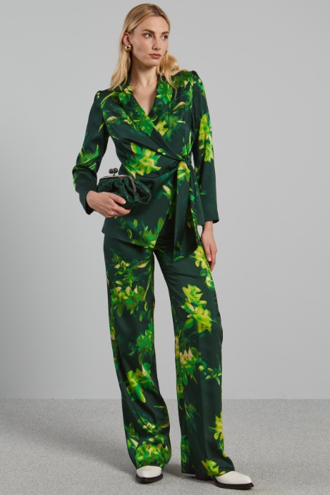 Blazer in twill a portafoglio - Fashion Market