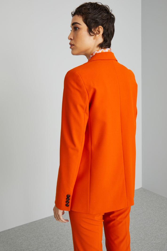 Blazer  rifinito a puntino - ARANCIONE ZUCCA - Fashion Market - 4