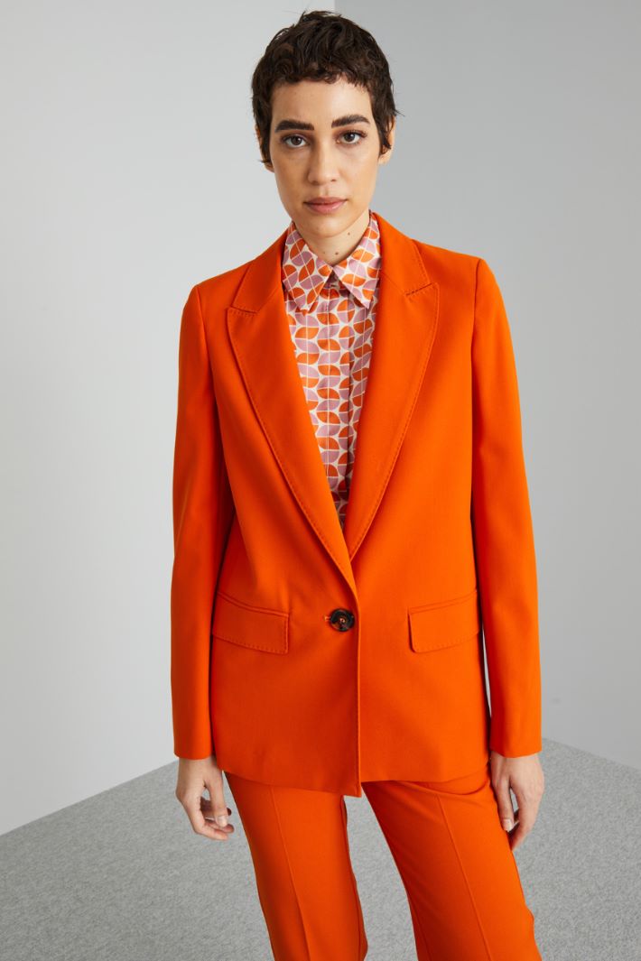 Blazer  rifinito a puntino - ARANCIONE ZUCCA - Fashion Market - 2