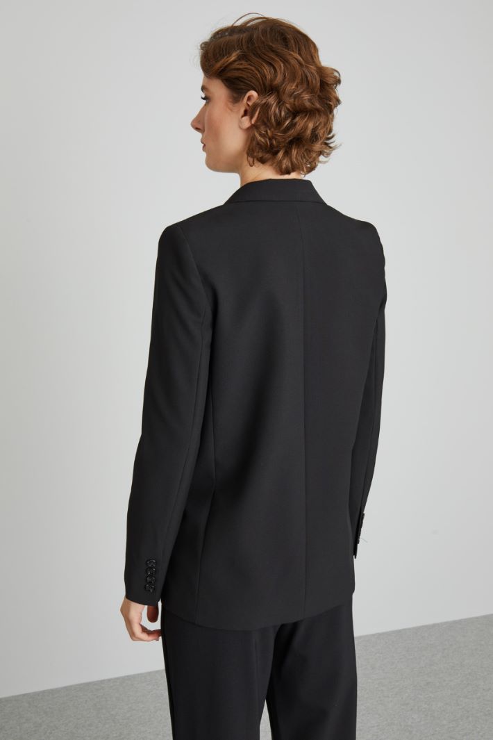 Blazer  rifinito a puntino - NERO - Fashion Market - 4