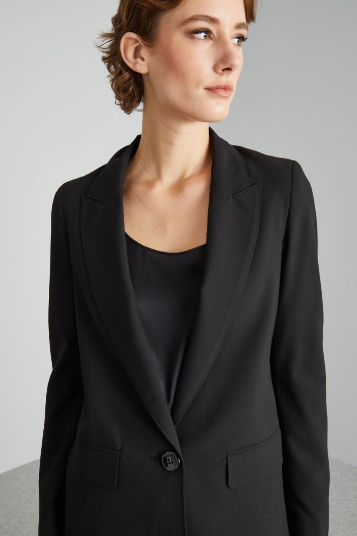 Blazer  rifinito a puntino - NERO - Fashion Market - 3