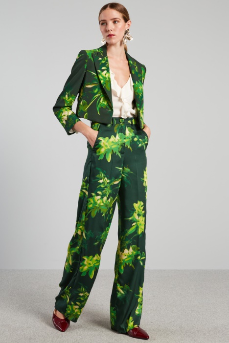 Bolero in cady stampato - Fashion Market