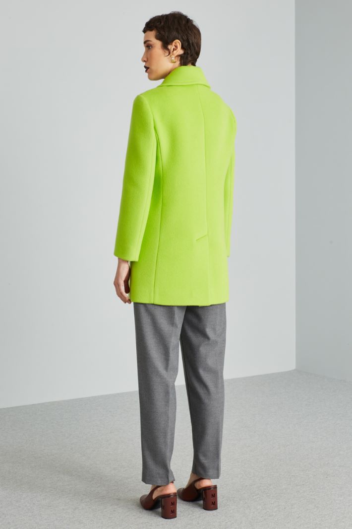Caban doppiopetto - VERDE LIME - Fashion Market - 4