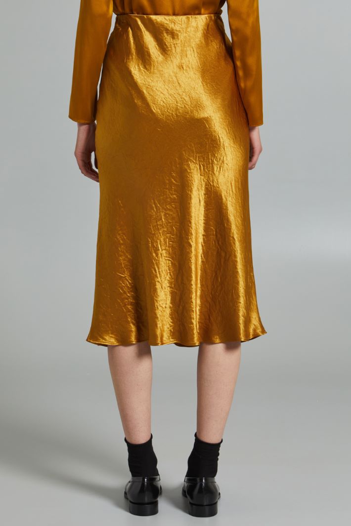 Gonna midi in raso - OCRA - Fashion Market - 4