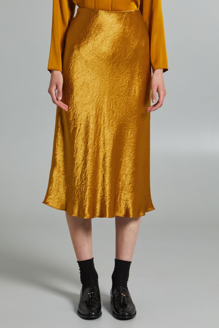 Gonna midi in raso - OCRA - Fashion Market - 2