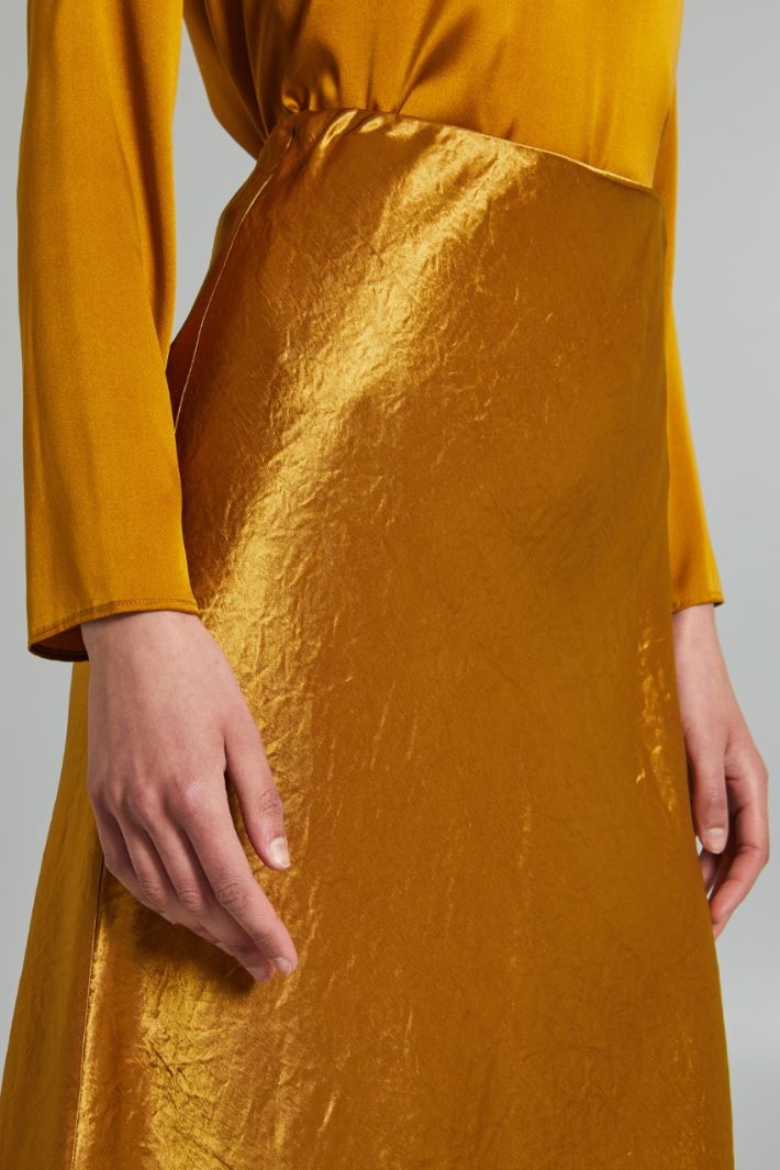 Gonna midi in raso - OCRA - Fashion Market - 3