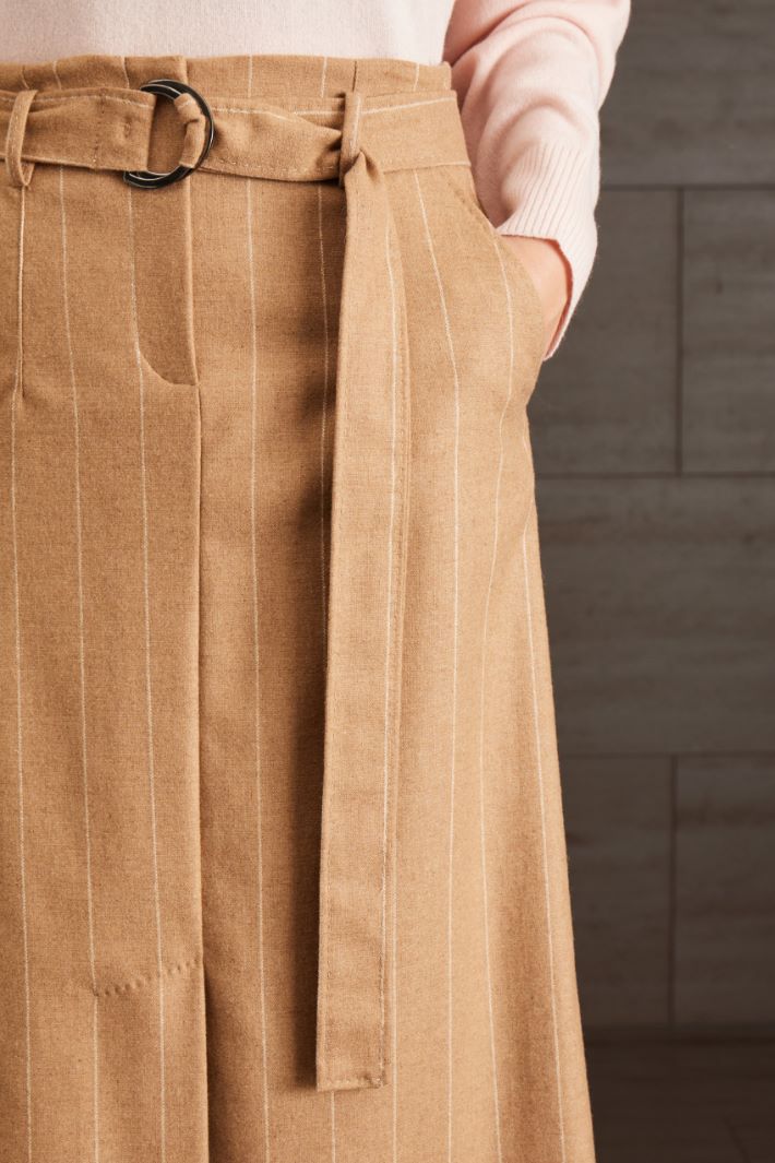 Gonna midi - CAMMELLO BIANCO - Fashion Market - 3