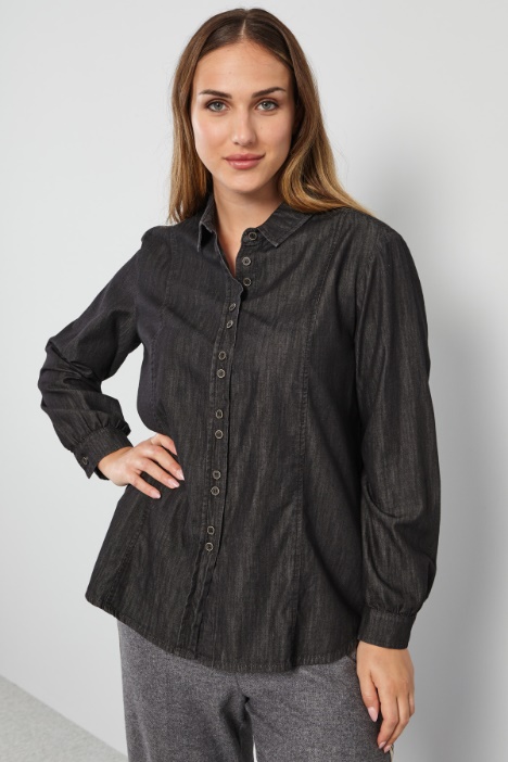 Camicia in denim leggero - Fashion Market