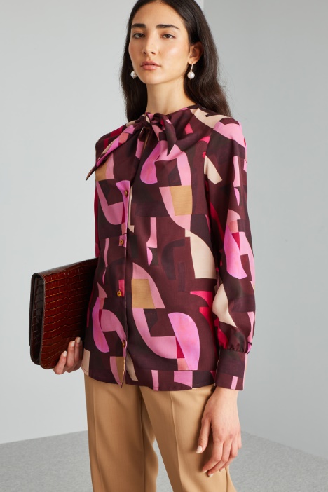 Blusa con fiocco - Fashion Market