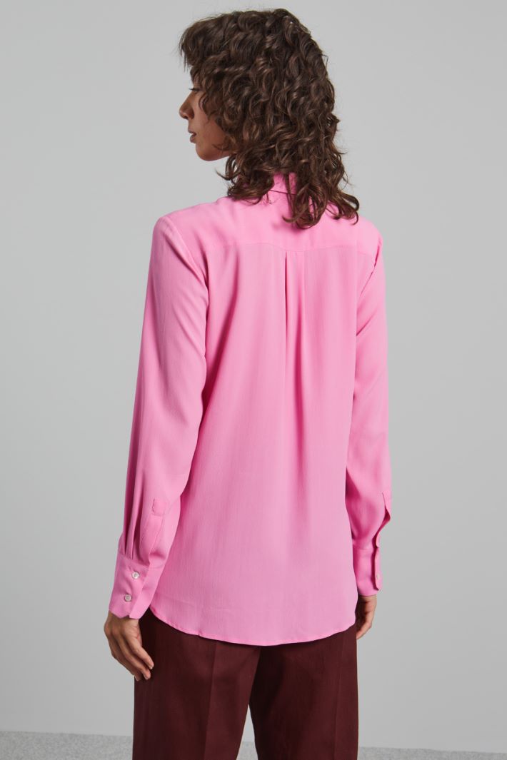 Camicia in crépe de chine - ROSA ACCESO - Fashion Market - 4